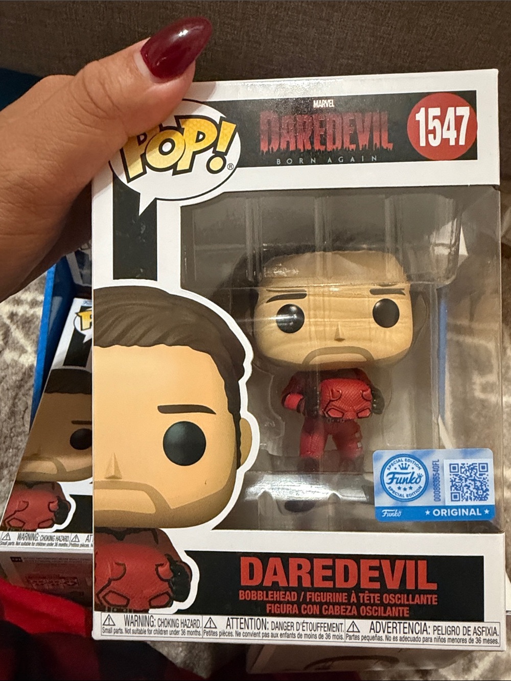 Funko Pop! Marvel Daredevil #1547 Red Collectible Vinyl Figure